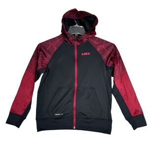 Nike Lebron James Shirt Boys Large Black Red Basketball Hoodie Sweatshirt Street